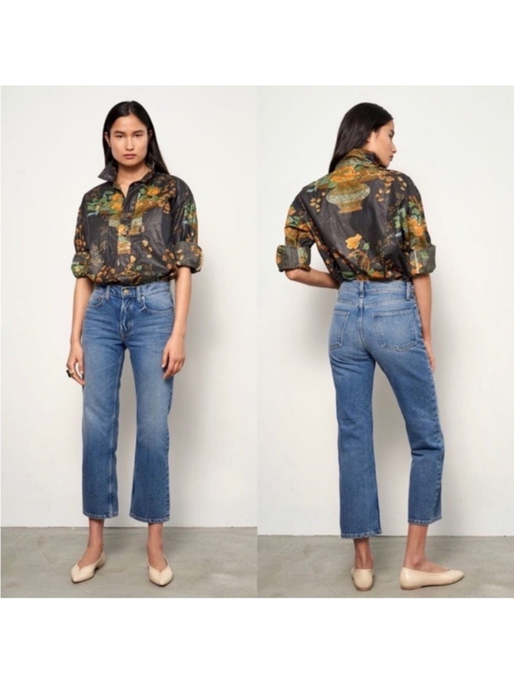 B sides field kick crop jeans - 27